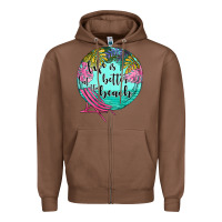 Chestnut life is better at the beach Zipper Hoodie - JahusDesignShop