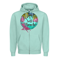 Seafoam life is better at the beach Zipper Hoodie - JahusDesignShop