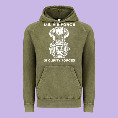 Air Force Security Forces Vintage Hoodie Designed By Artisfamous