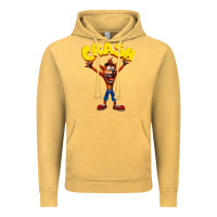 Vintage Mustard crash bandicoot Vintage Hoodie - artisFamous