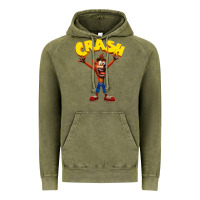 Vintage Olive crash bandicoot Vintage Hoodie - artisFamous