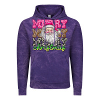 Cloud Purple merry merry merry christmas Vintage Hoodie - CowhideDigitalArt