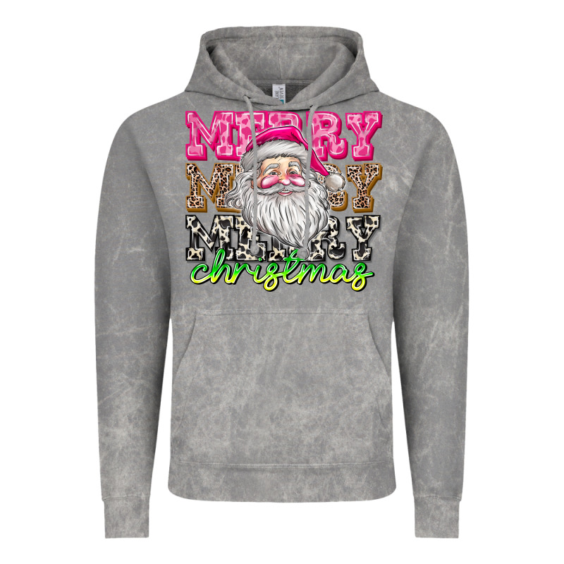 Merry Merry Merry Christmas Vintage Hoodie by CowhideDigitalArt | Teevron