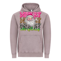 Vintage Zinc merry merry merry christmas Vintage Hoodie - CowhideDigitalArt