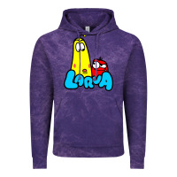 Cloud Purple larva cartoon Vintage Hoodie - artisFamous