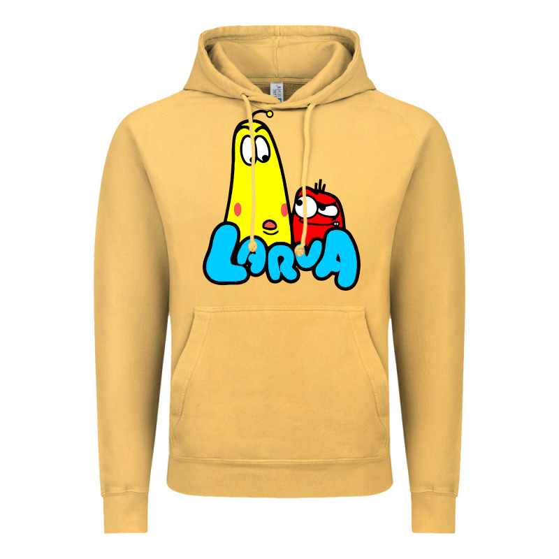 Larva Cartoon Vintage Hoodie by artisFamous | Teevron
