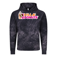 Cloud Black dilla' donuts Vintage Hoodie - artisFamous