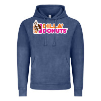 Vintage Denim dilla' donuts Vintage Hoodie - artisFamous