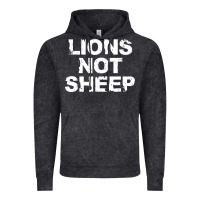 Vintage Black lions not sheep Vintage Hoodie - artisFamous