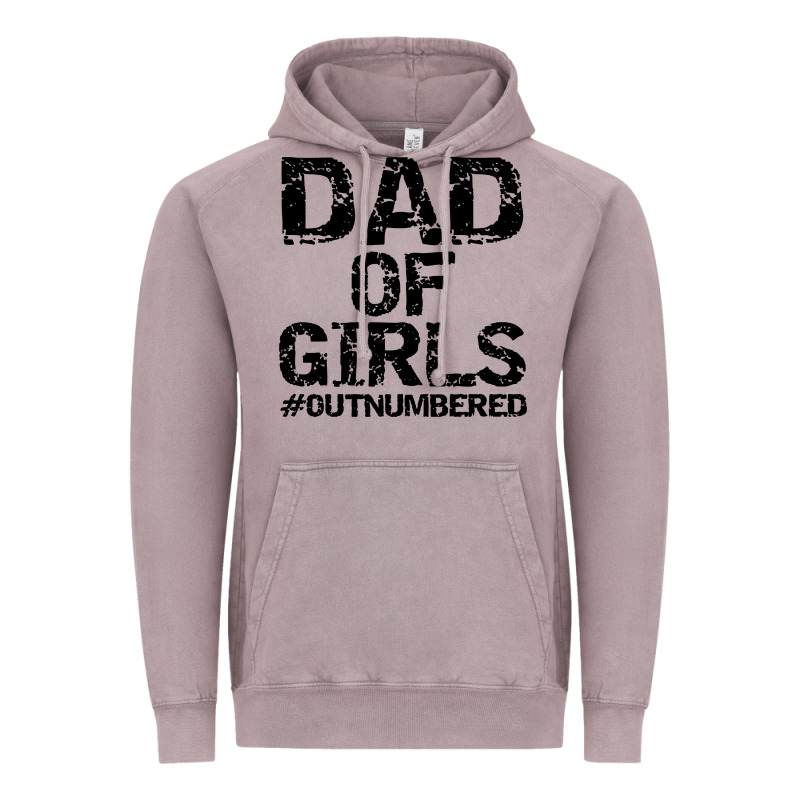 Dad Of Girls Vintage Hoodie by artisFamous | Teevron