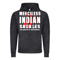Vintage Black merciless indian savages Vintage Hoodie - artisFamous