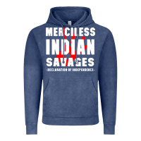 Vintage Denim merciless indian savages Vintage Hoodie - artisFamous