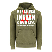 Vintage Olive merciless indian savages Vintage Hoodie - artisFamous
