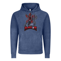Vintage Denim hawkins demodogs Vintage Hoodie - artisFamous