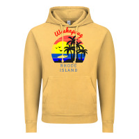 Vintage Mustard weekapaug, rhode island sunset Vintage Hoodie - artisFamous