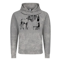 Cloud Rock Banksy Zebra Vintage Hoodie - artisFamous