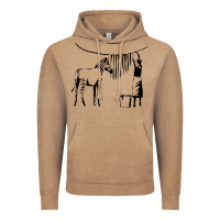 Vintage Coffee Banksy Zebra Vintage Hoodie - artisFamous