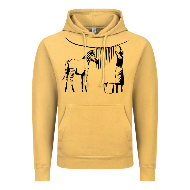 Banksy Zebra Vintage Hoodie by artisFamous | Teevron