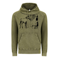 Vintage Olive Banksy Zebra Vintage Hoodie - artisFamous