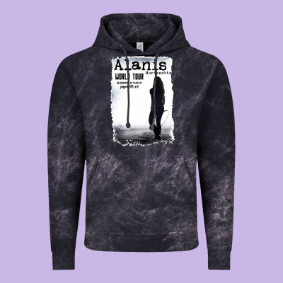 Alanis Morissette, World Tour Vintage Hoodie Designed By Artisfamous