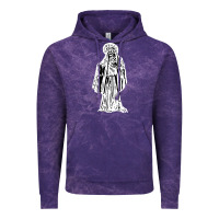 Cloud Purple santa muerte blanca Vintage Hoodie - artisFamous