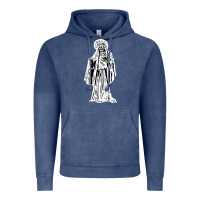 Santa Muerte Blanca Vintage Hoodie | Teevron