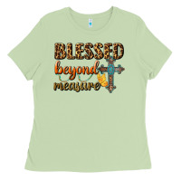 Matcha Blessed Beyond Measure Ladies Tee - BundleAndBundleShop