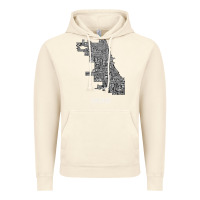 Vintage Artic chicago typography neighborhood map Vintage Hoodie - artisFamous