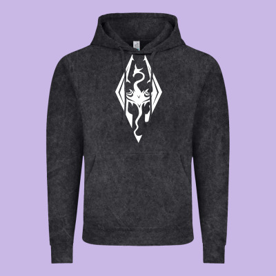 Skyrim Elder Vintage Hoodie Designed By Artisfamous
