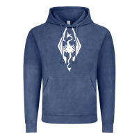 Vintage Denim skyrim elder Vintage Hoodie - artisFamous
