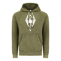 Vintage Olive skyrim elder Vintage Hoodie - artisFamous