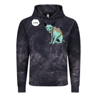Cloud Black lying cat Vintage Hoodie - artisFamous