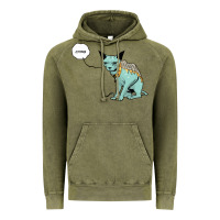 Vintage Olive lying cat Vintage Hoodie - artisFamous