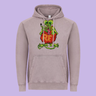 Classic Rat Fink Vintage Hoodie Designed By Artisfamous