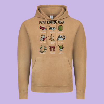 Palindromes! Vintage Hoodie Designed By Artisfamous
