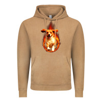 Vintage Camel Dog In Fire Vintage Hoodie - artisFamous