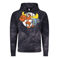 Cloud Black Vintage Rocky And Bullwinkle Vintage Hoodie - artisFamous