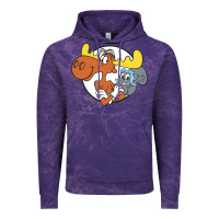 Cloud Purple Vintage Rocky And Bullwinkle Vintage Hoodie - artisFamous