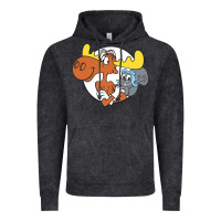 Vintage Black Vintage Rocky And Bullwinkle Vintage Hoodie - artisFamous