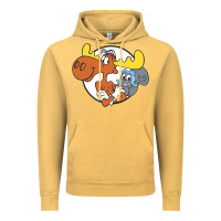 Vintage Mustard Vintage Rocky And Bullwinkle Vintage Hoodie - artisFamous