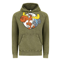 Vintage Olive Vintage Rocky And Bullwinkle Vintage Hoodie - artisFamous