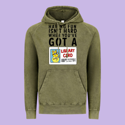 Arthur Library Card Classic Rachelrae09 Vintage Hoodie Designed By Artisfamous