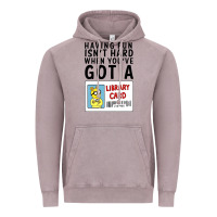 Vintage Zinc arthur library card classic rachelrae09 Vintage Hoodie - artisFamous