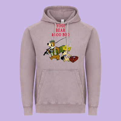 Yogi Bear & Boo Boo Vintage Hoodie Designed By Artisfamous