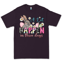 Plum Easter Day A lot can happen in three days Premium Tee - OliviaCreatesArt