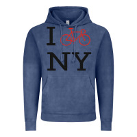 Vintage Denim i bike ny funny bike Vintage Hoodie - artisFamous