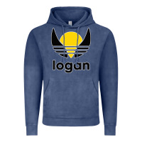 Vintage Denim logan Vintage Hoodie - artisFamous