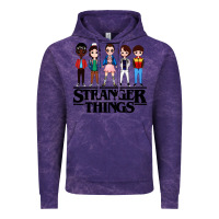 Cloud Purple stranger kids Vintage Hoodie - artisFamous