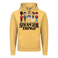 Vintage Mustard stranger kids Vintage Hoodie - artisFamous