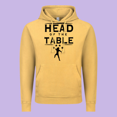 Head Of The Table Vintage Hoodie Designed By Artisfamous